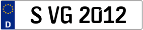 Truck License Plate